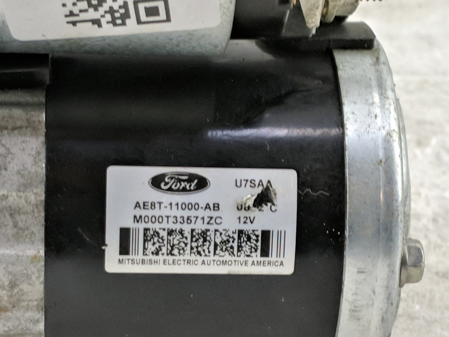 2011-2019 Ford Fiesta Car Starter Motor Solenoid OEM P/N:M000T33571ZC AE8T-11000-AB Fits OEM Used Auto Parts - Oemusedautopa