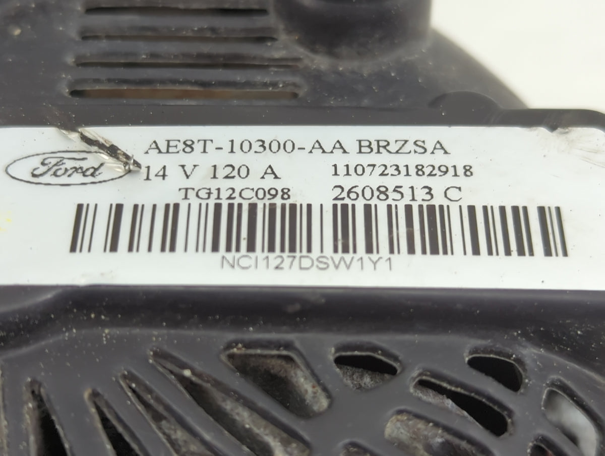 2011-2019 Ford Fiesta Alternator Replacement Generator Charging Assembly Engine OEM P/N:AE8T-10300-AA Fits OEM Used Auto Par