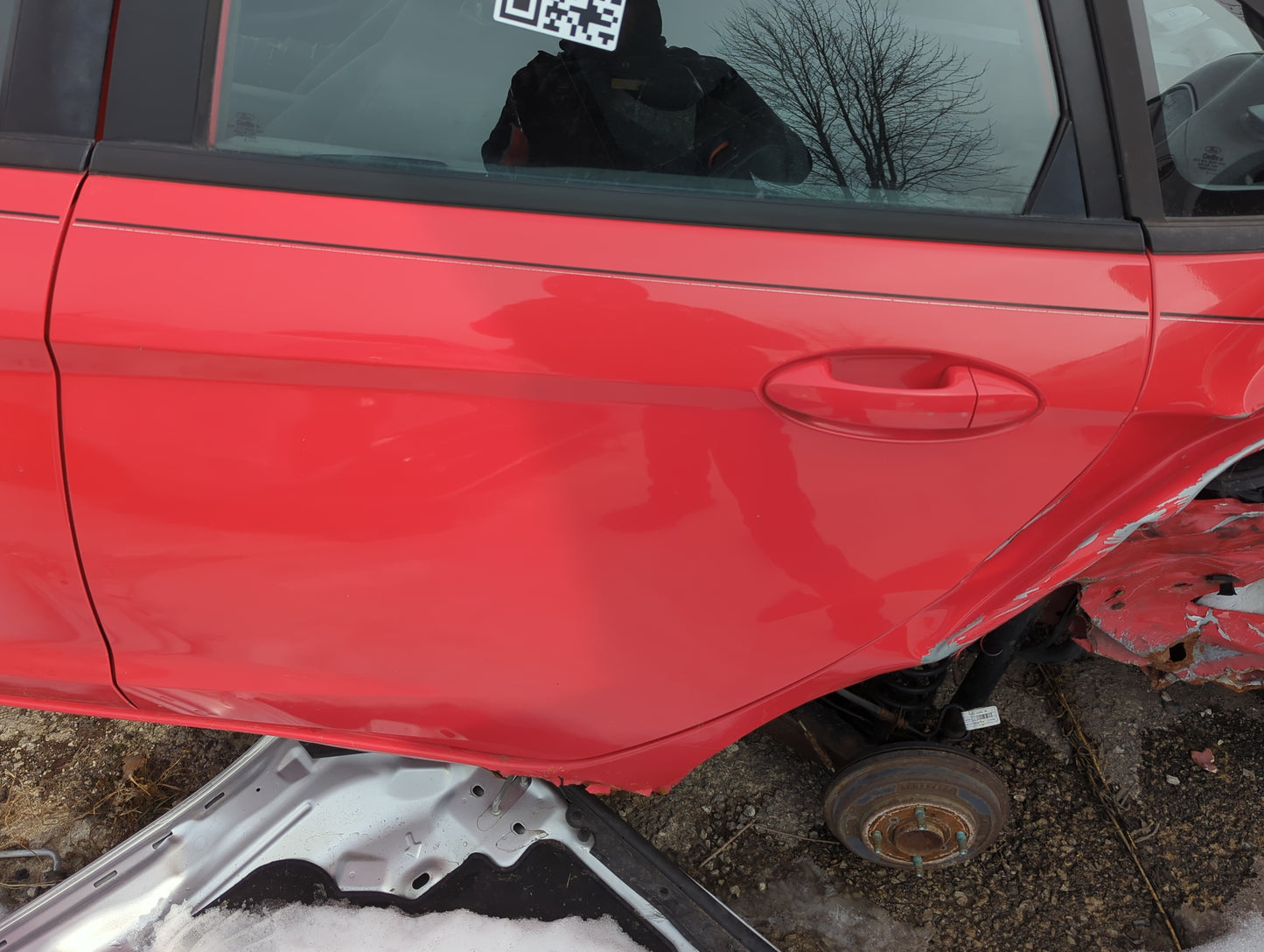 2011-2015 Ford Fiesta Driver Rear Door Oem - Oemusedautoparts1.com