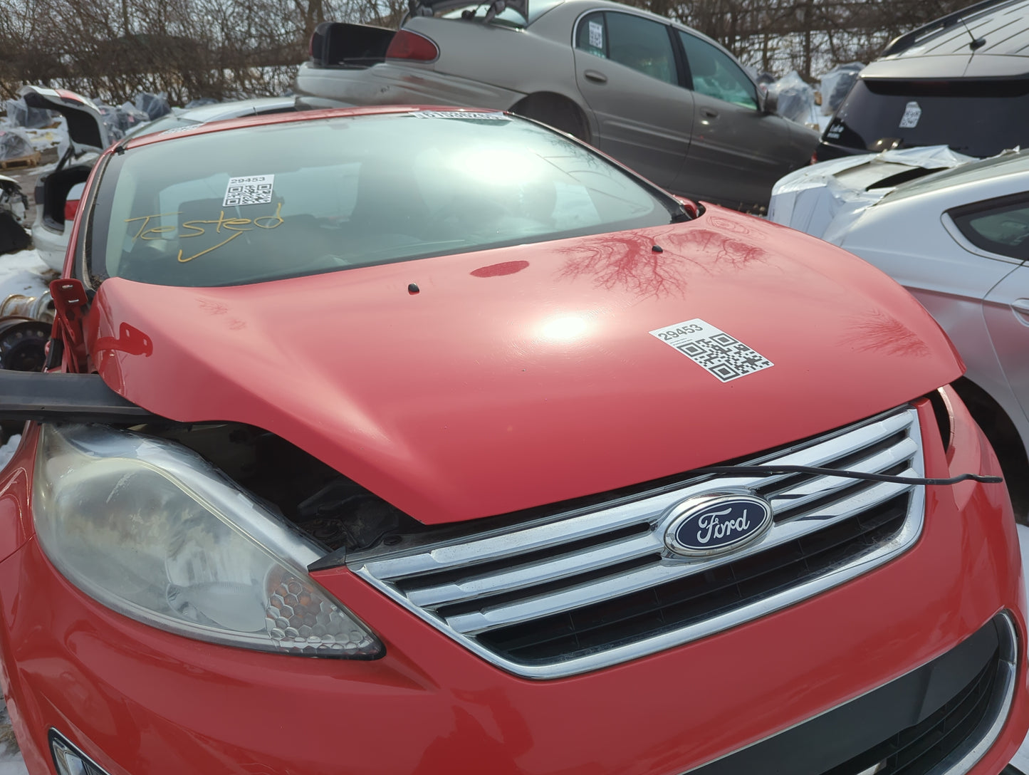 2011-2013 Ford Fiesta Hood Oem - Oemusedautoparts1.com