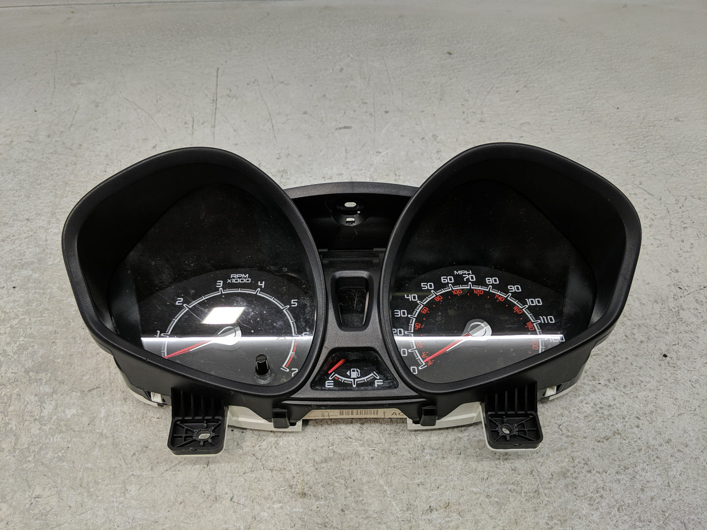 2012 Ford Fiesta Instrument Cluster Speedometer Gauges P/N:CE8T-10849-AC Fits OEM Used Auto Parts - Oemusedautoparts1.com