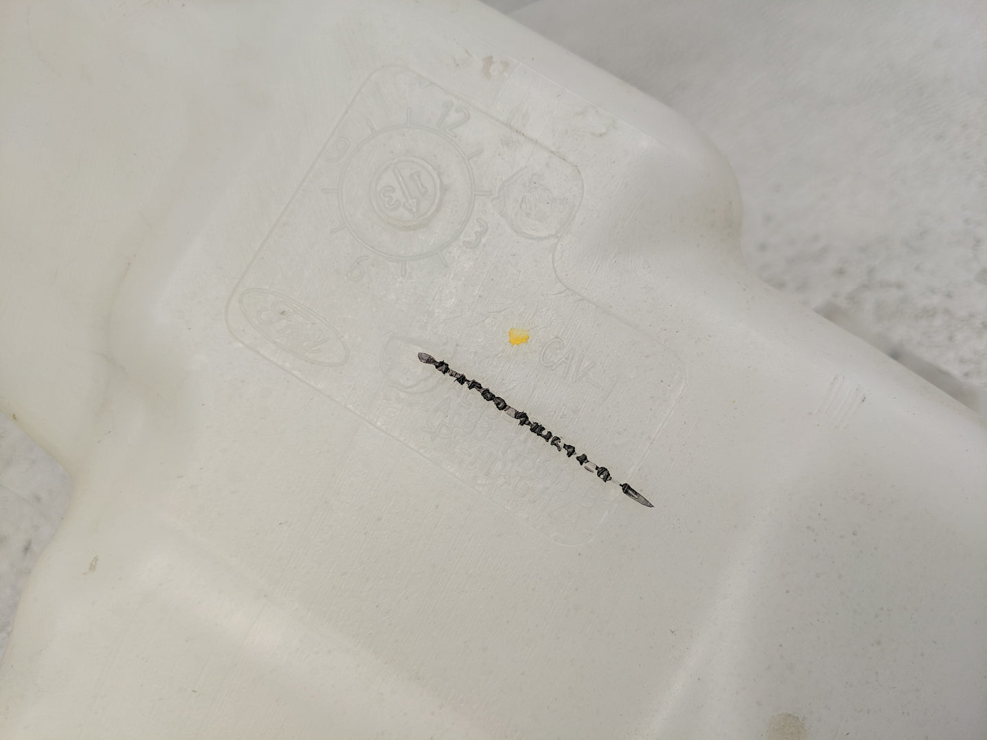 2011-2019 Ford Fiesta Windshield Washer Fluid Reservoir Bottle Oem - Oemusedautoparts1.com