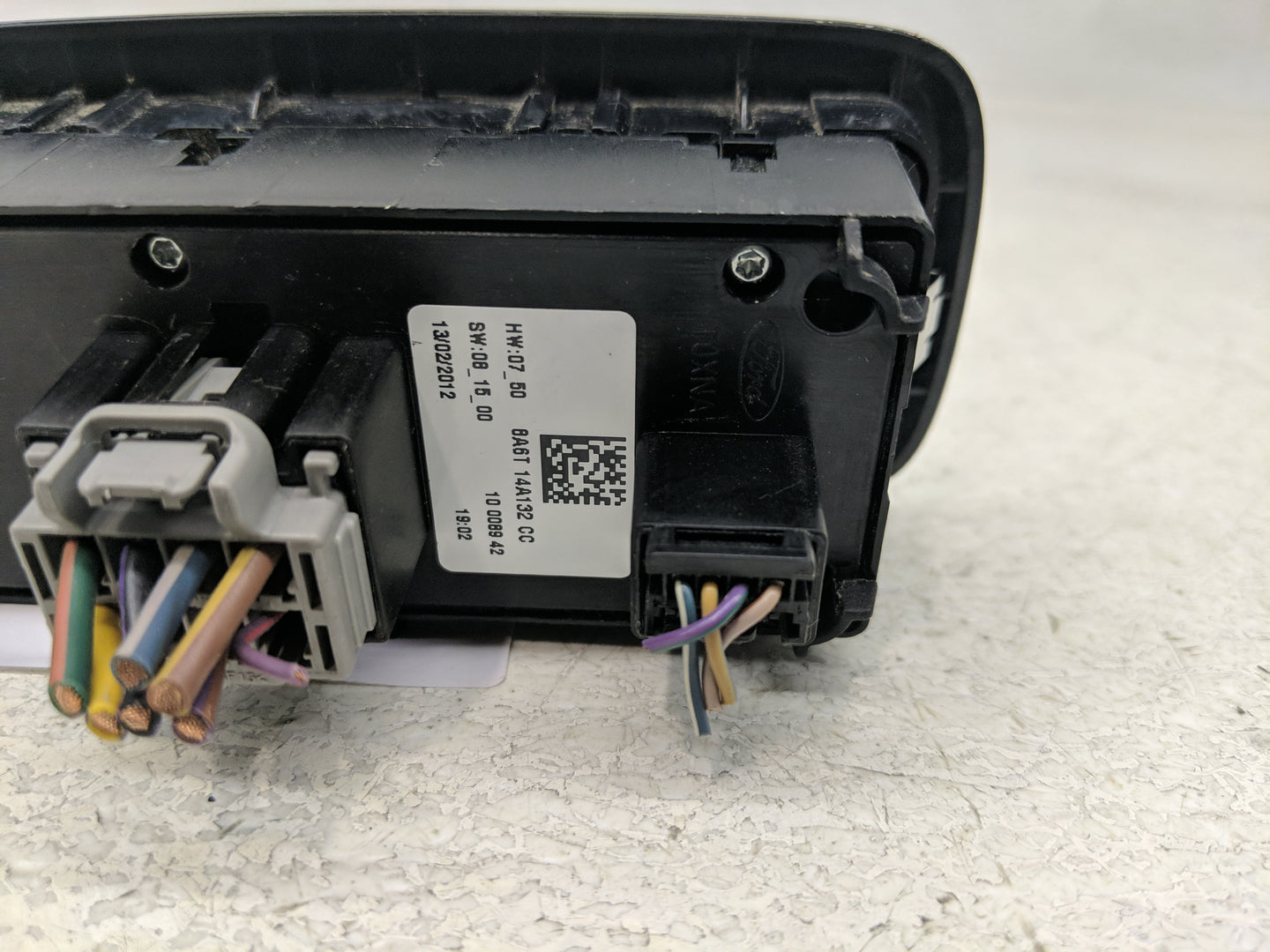 2012 Ford Fiesta Master Power Window Switch Replacement Driver Side Left P/N:8A6T 14A132 CC Fits OEM Used Auto Parts - Oemus