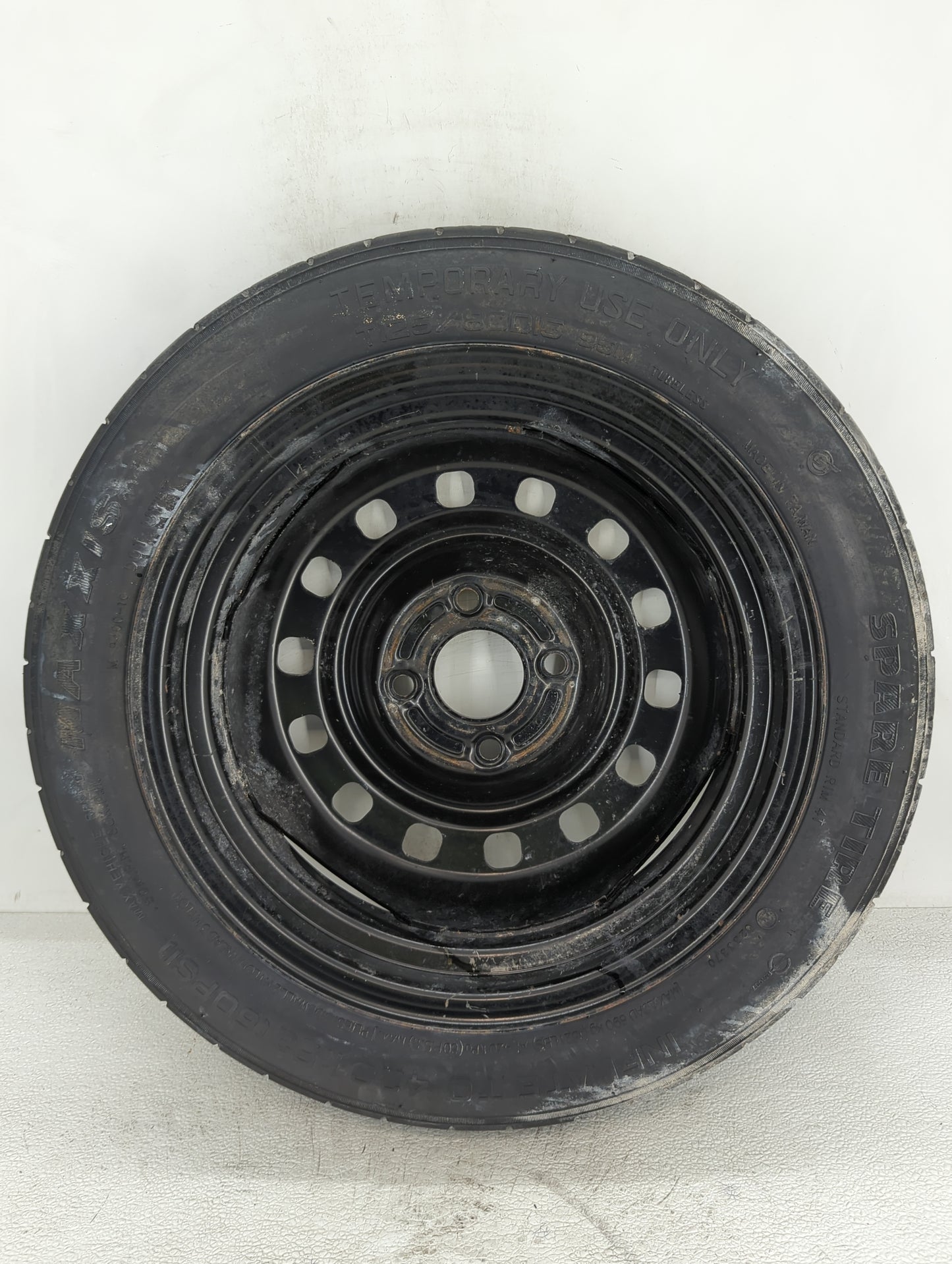 2012 Ford Fiesta Spare Donut Tire Wheel Rim Oem - Oemusedautoparts1.com