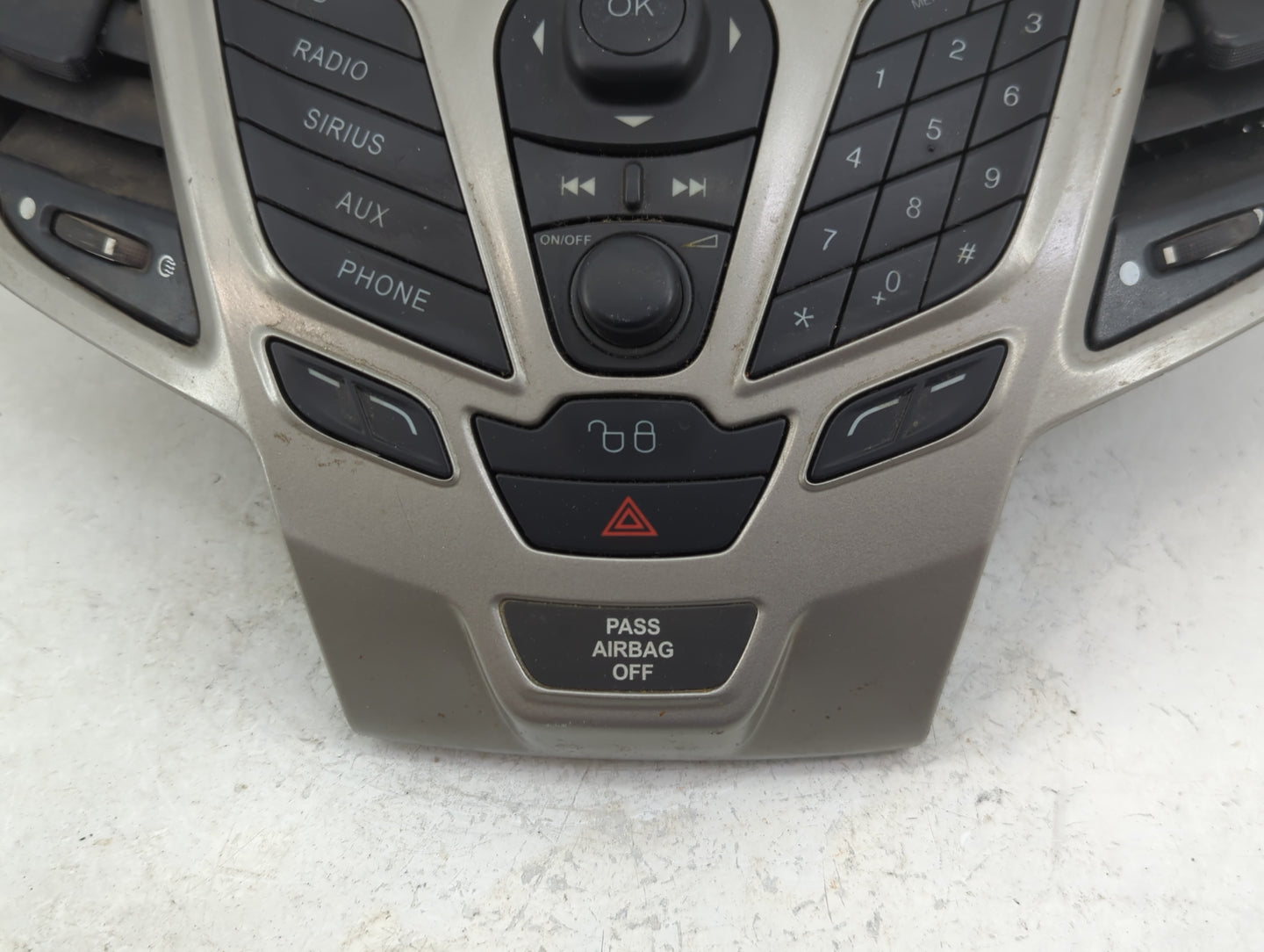 2011-2013 Ford Fiesta Radio AM FM Cd Player Receiver Replacement P/N:AE8T18K811BA Fits Fits 2011 2012 2013 OEM Used Auto Par
