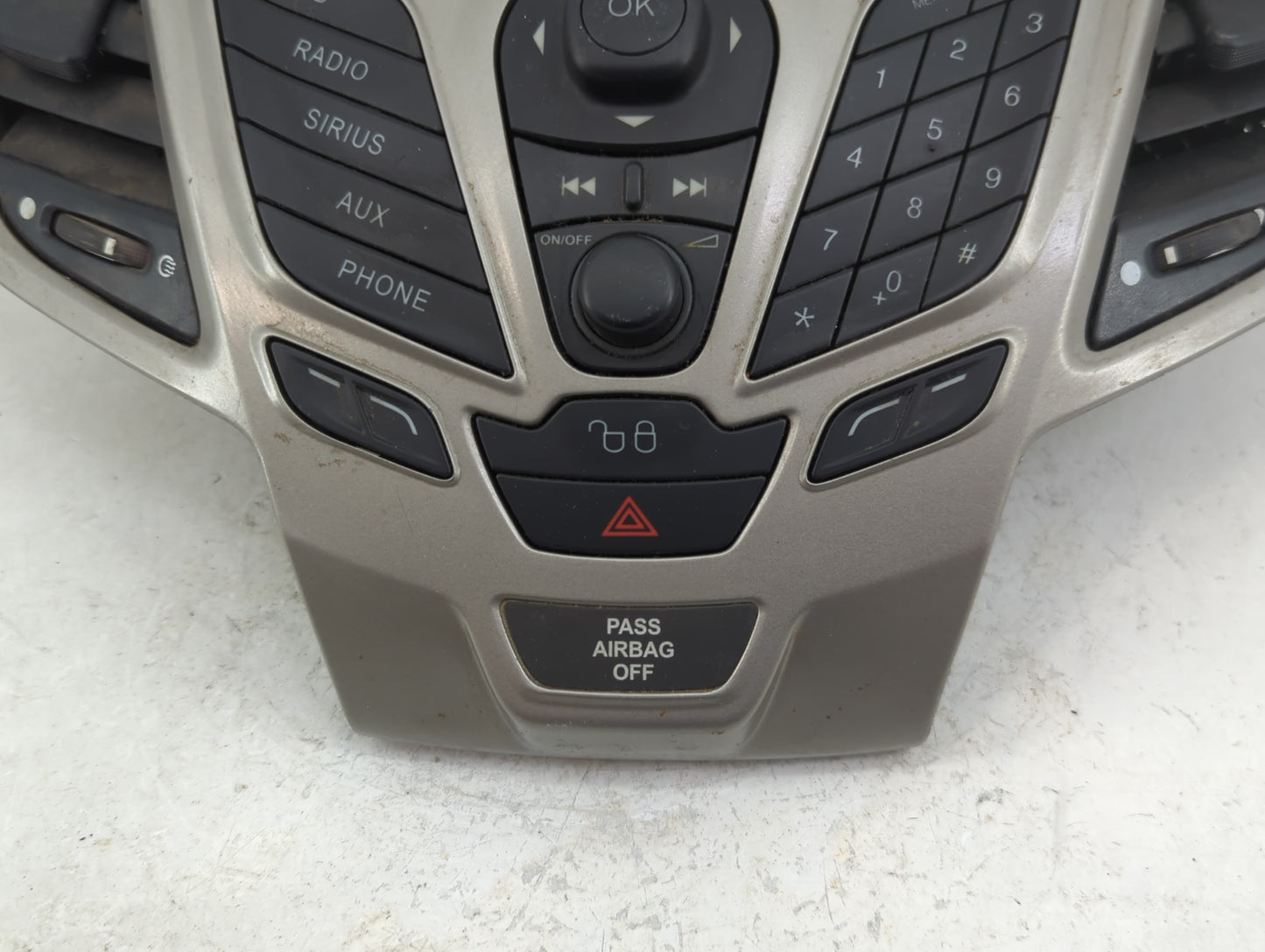 2011-2013 Ford Fiesta Radio AM FM Cd Player Receiver Replacement P/N:AE8T18K811BA Fits Fits 2011 2012 2013 OEM Used Auto Par