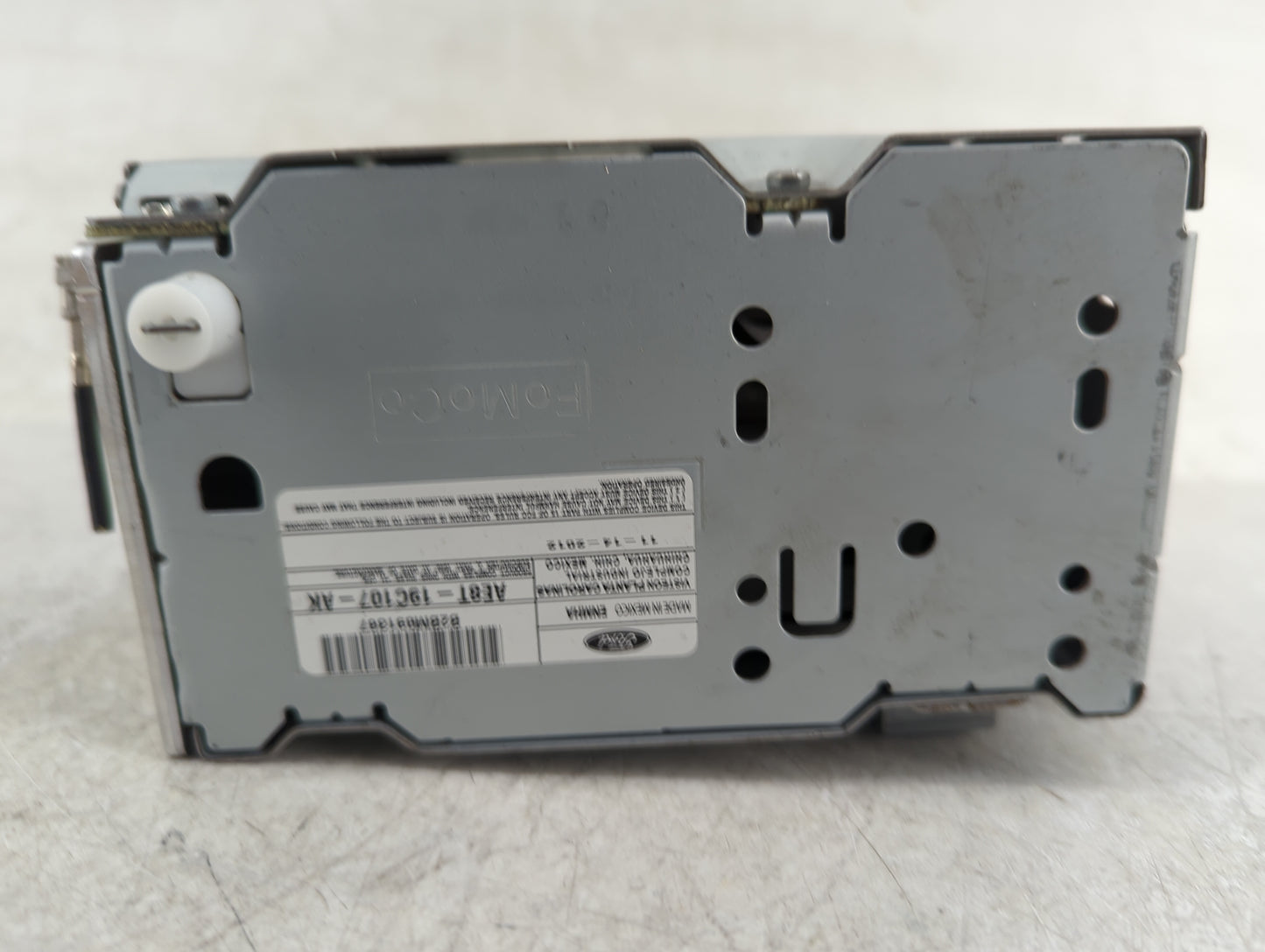 2011-2013 Ford Fiesta Radio AM FM Cd Player Receiver Replacement P/N:AE8T-19C107-AK Fits Fits 2011 2012 2013 OEM Used Auto P