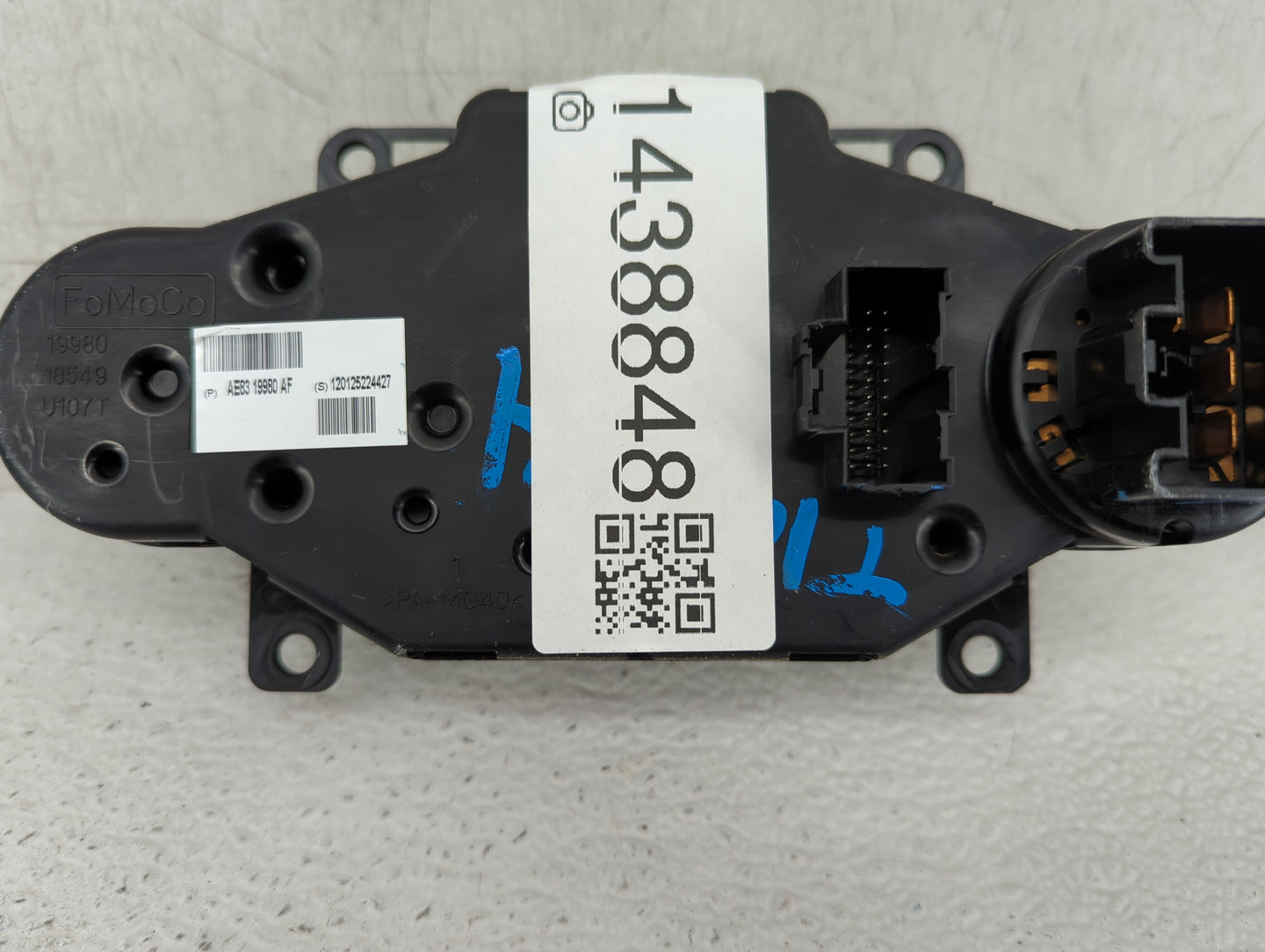 2011-2013 Ford Fiesta Climate Control Module Temperature AC/Heater Replacement P/N:AE83 19980 AF Fits Fits 2011 2012 2013 OE