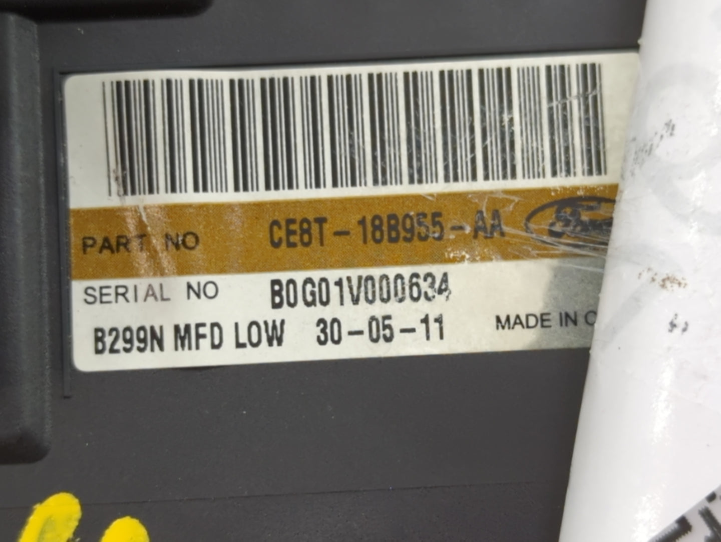 2012 Ford Fiesta Information Display Screen - Oemusedautoparts1.com