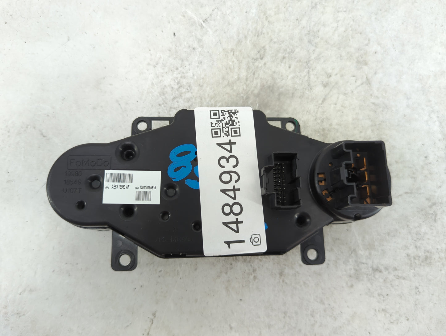 2011-2013 Ford Fiesta Climate Control Module Temperature AC/Heater Replacement P/N:AE83 19980 AF Fits Fits 2011 2012 2013 OE