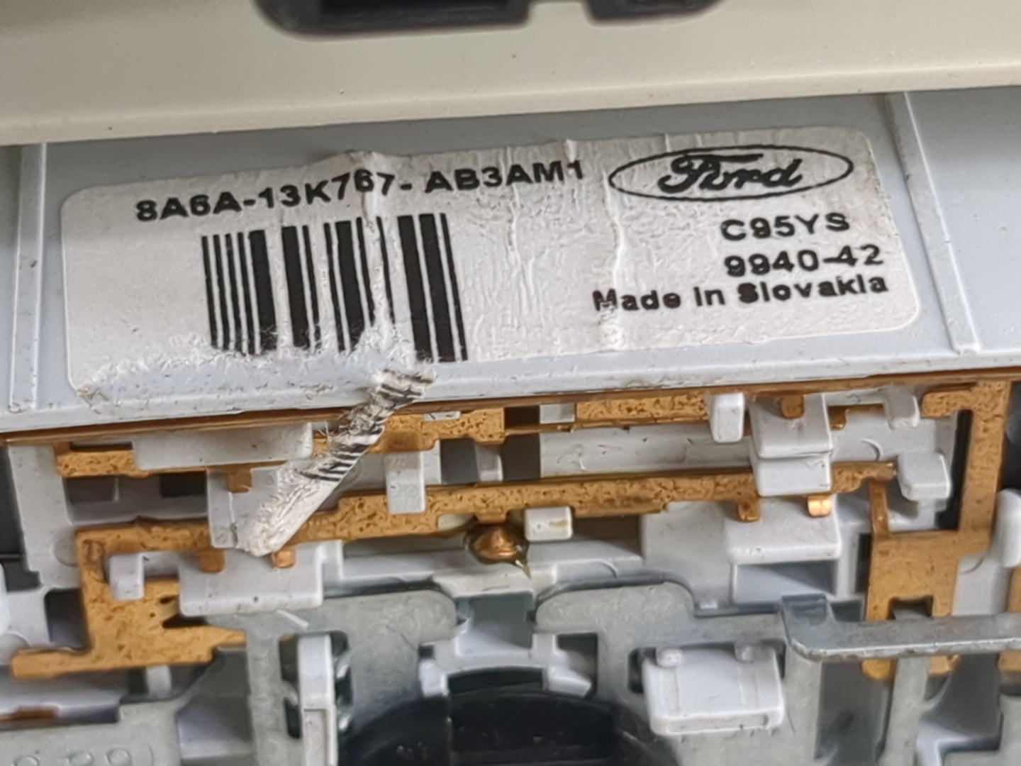 2012 Ford Fiesta Overhead Roof Console - Oemusedautoparts1.com