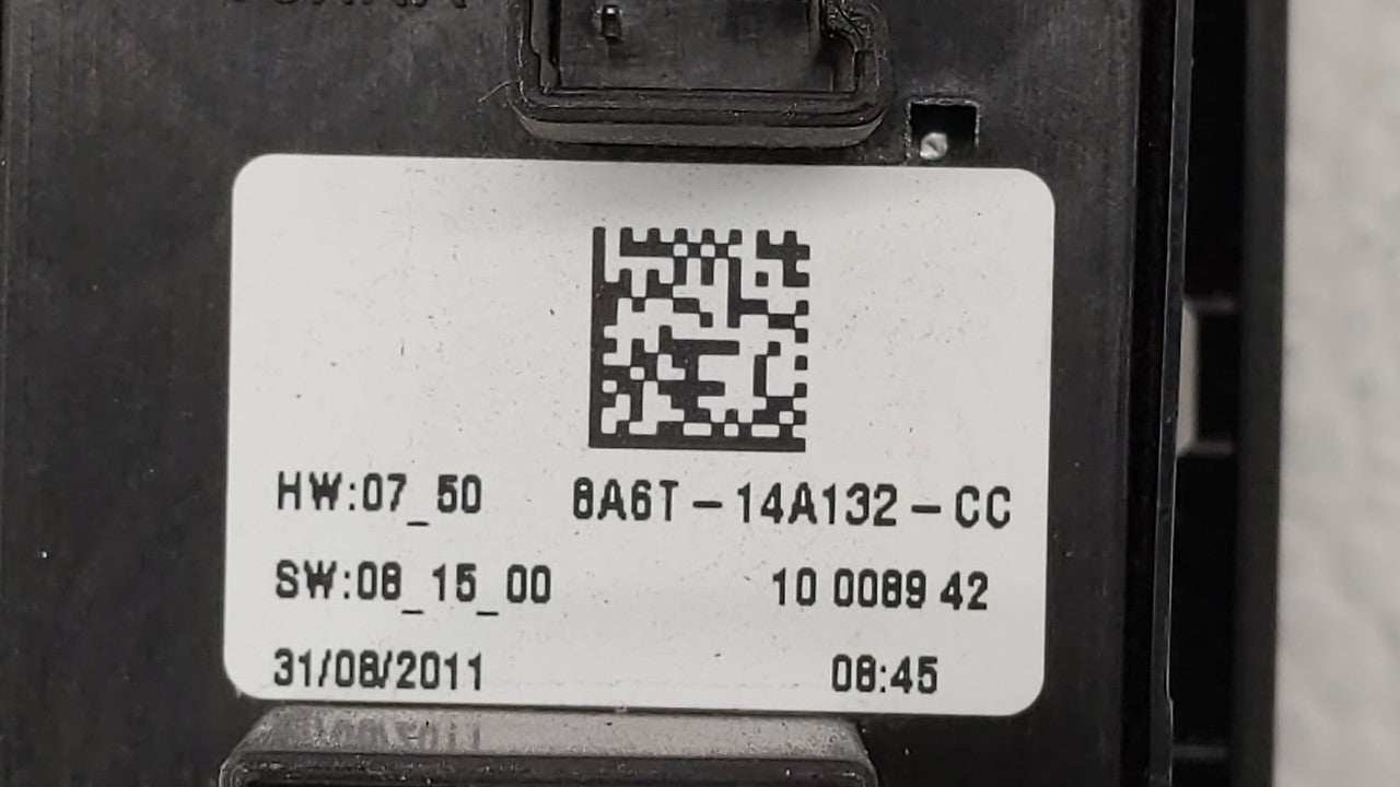 2011-2013 Ford Fiesta Master Power Window Switch Replacement Driver Side Left P/N:8A6T-14A132-CC Fits Fits 2011 2012 2013 OE