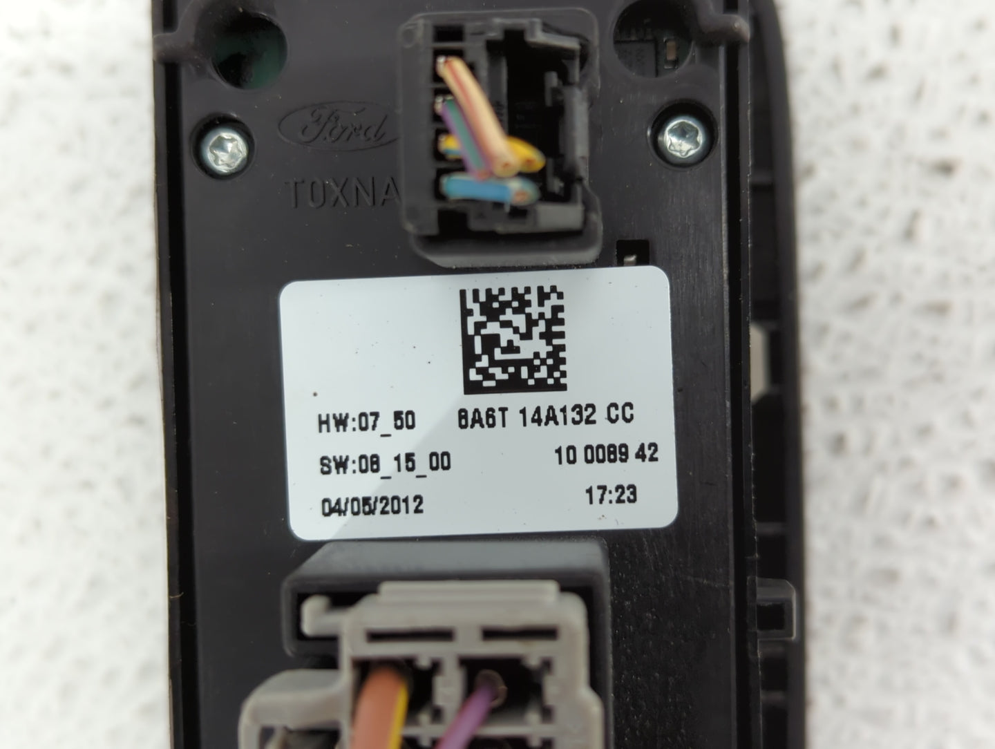 2011-2013 Ford Fiesta Master Power Window Switch Replacement Driver Side Left P/N:8A6T-14A132-CC Fits Fits 2011 2012 2013 OE