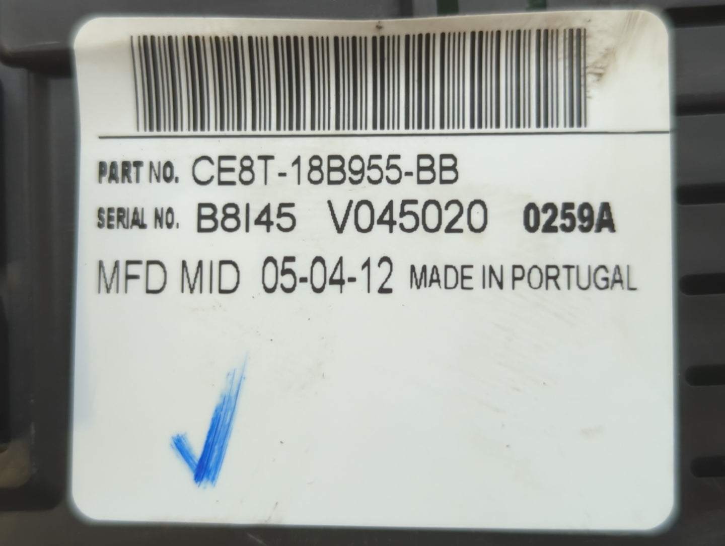 2012-2012 Ford Fiesta Radio Control Panel - Oemusedautoparts1.com