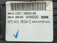 2012-2012 Ford Fiesta Radio Control Panel - Oemusedautoparts1.com