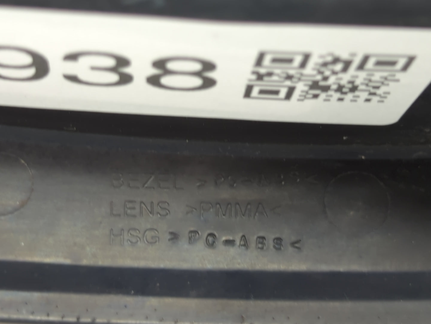 2011-2013 Ford Fiesta Tail Light Assembly Passenger Right OEM P/N:AE83-13B504-AC Fits Fits 2011 2012 2013 OEM Used Auto Part