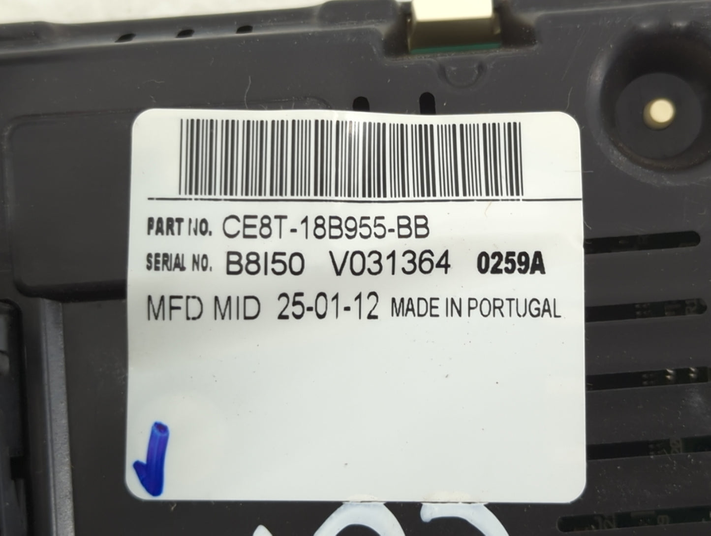 2012-2012 Ford Fiesta Am Fm Cd Player Radio Receiver - Oemusedautoparts1.com