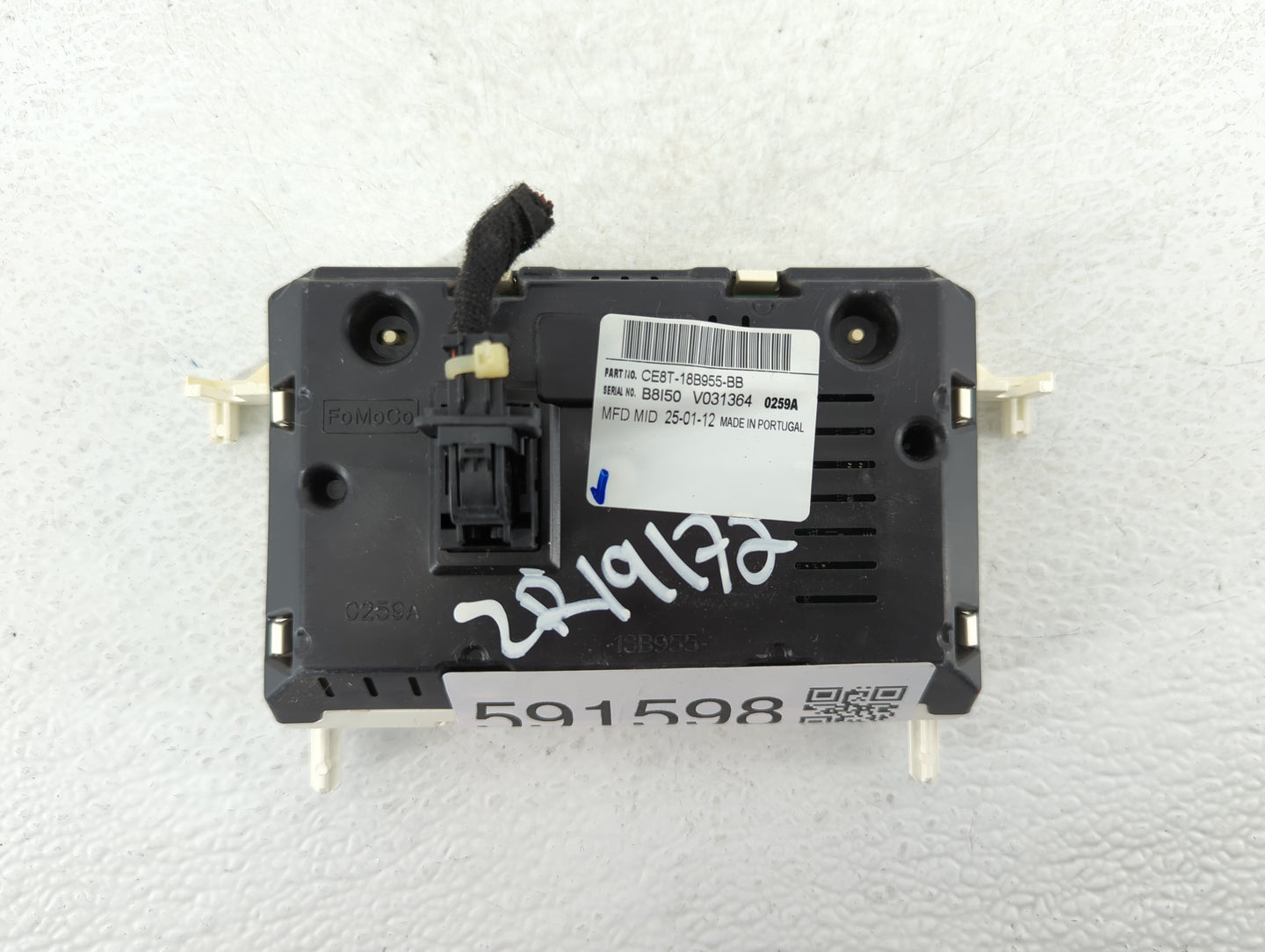 2012-2012 Ford Fiesta Am Fm Cd Player Radio Receiver - Oemusedautoparts1.com