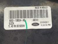 2011-2013 Ford Fiesta Tail Light Assembly Passenger Right OEM P/N:AE83-13B504-AC Fits Fits 2011 2012 2013 OEM Used Auto Part