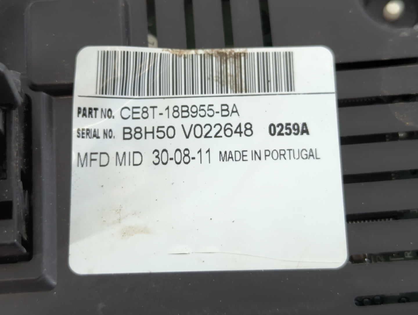 2012-2012 Ford Fiesta Am Fm Cd Player Radio Receiver - Oemusedautoparts1.com