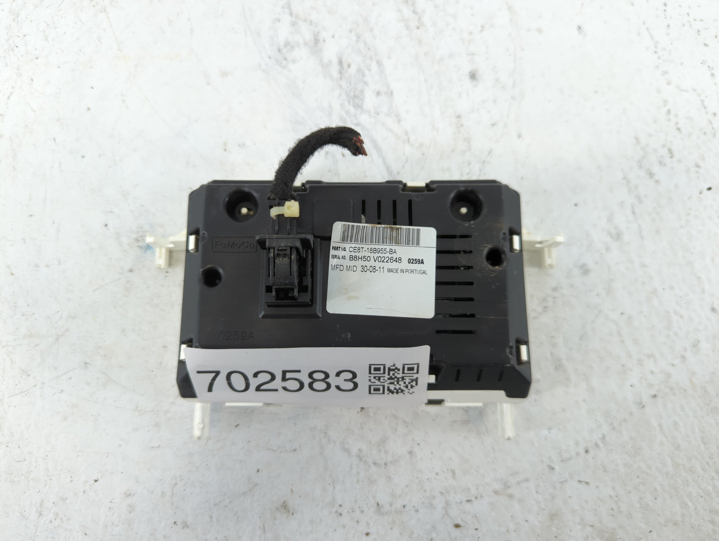 2012-2012 Ford Fiesta Am Fm Cd Player Radio Receiver - Oemusedautoparts1.com