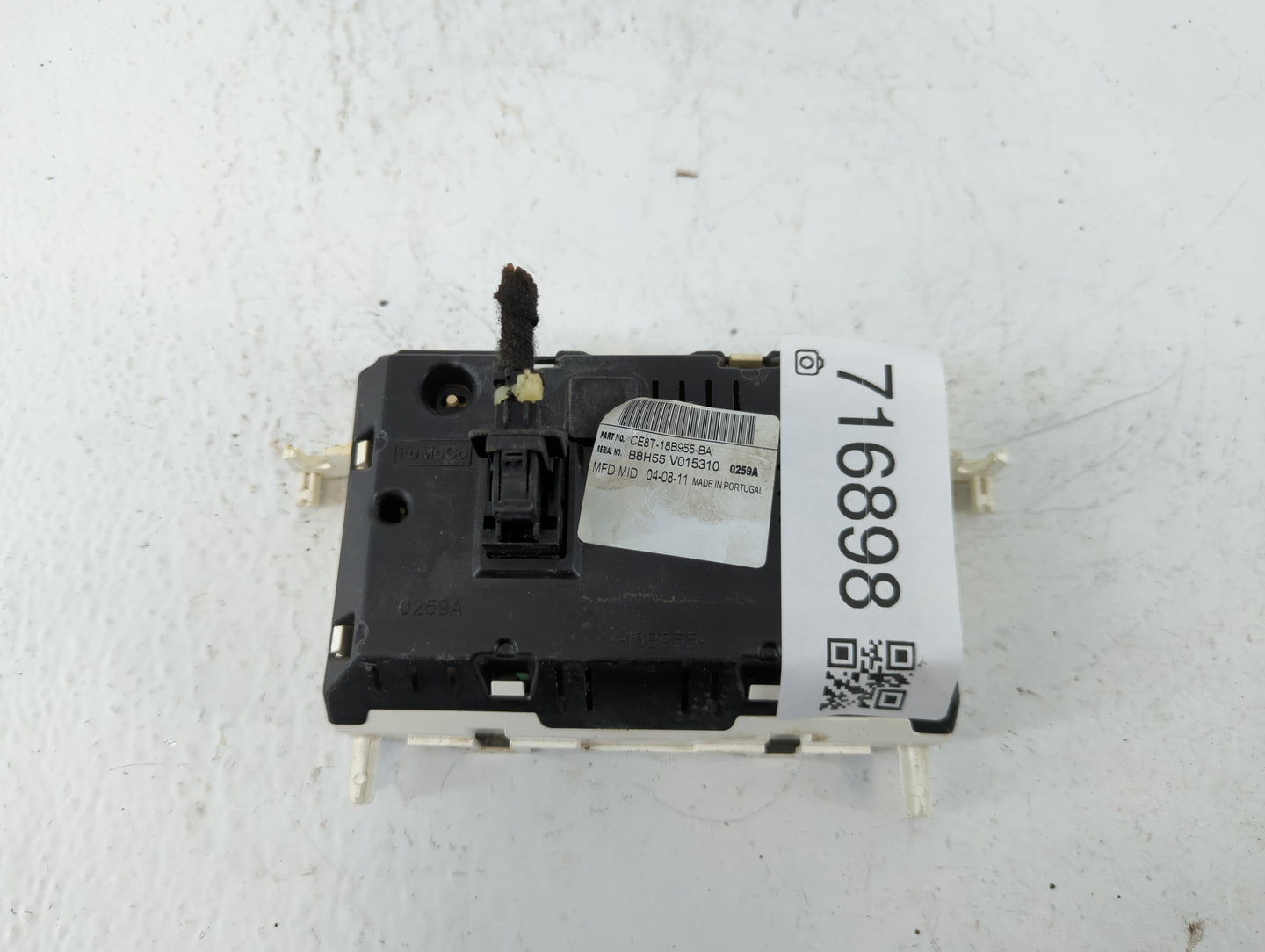 2012-2012 Ford Fiesta Am Fm Cd Player Radio Receiver - Oemusedautoparts1.com
