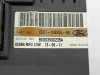2012-2013 Ford Fiesta Radio AM FM Cd Player Receiver Replacement P/N:CE8T-18B955-AA Fits Fits 2012 2013 OEM Used Auto Parts 