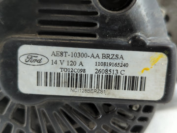 2011-2019 Ford Fiesta Alternator Replacement Generator Charging Assembly Engine OEM P/N:AE8T-10300-AA Fits OEM Used Auto Parts