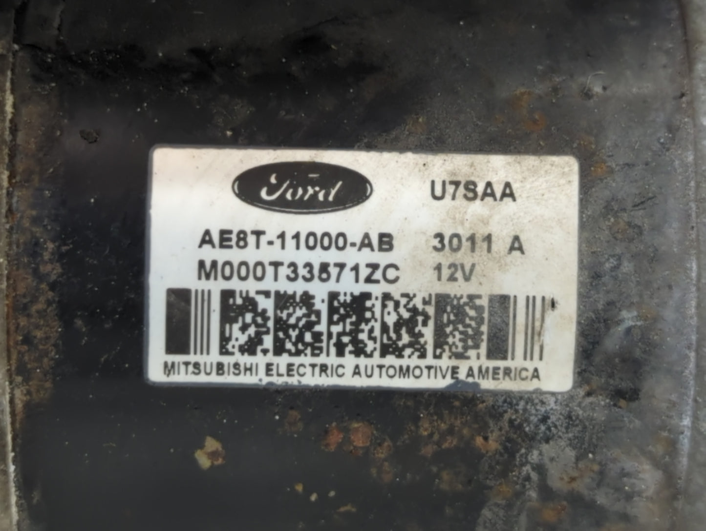 2011-2019 Ford Fiesta Car Starter Motor Solenoid OEM P/N:AE8T-11000-AB Fits Fits 2011 2012 2013 2014 2015 2016 2017 2018 201