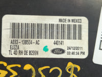 2011-2013 Ford Fiesta Tail Light Assembly Passenger Right OEM P/N:AE83-13B504-AC Fits Fits 2011 2012 2013 OEM Used Auto Part