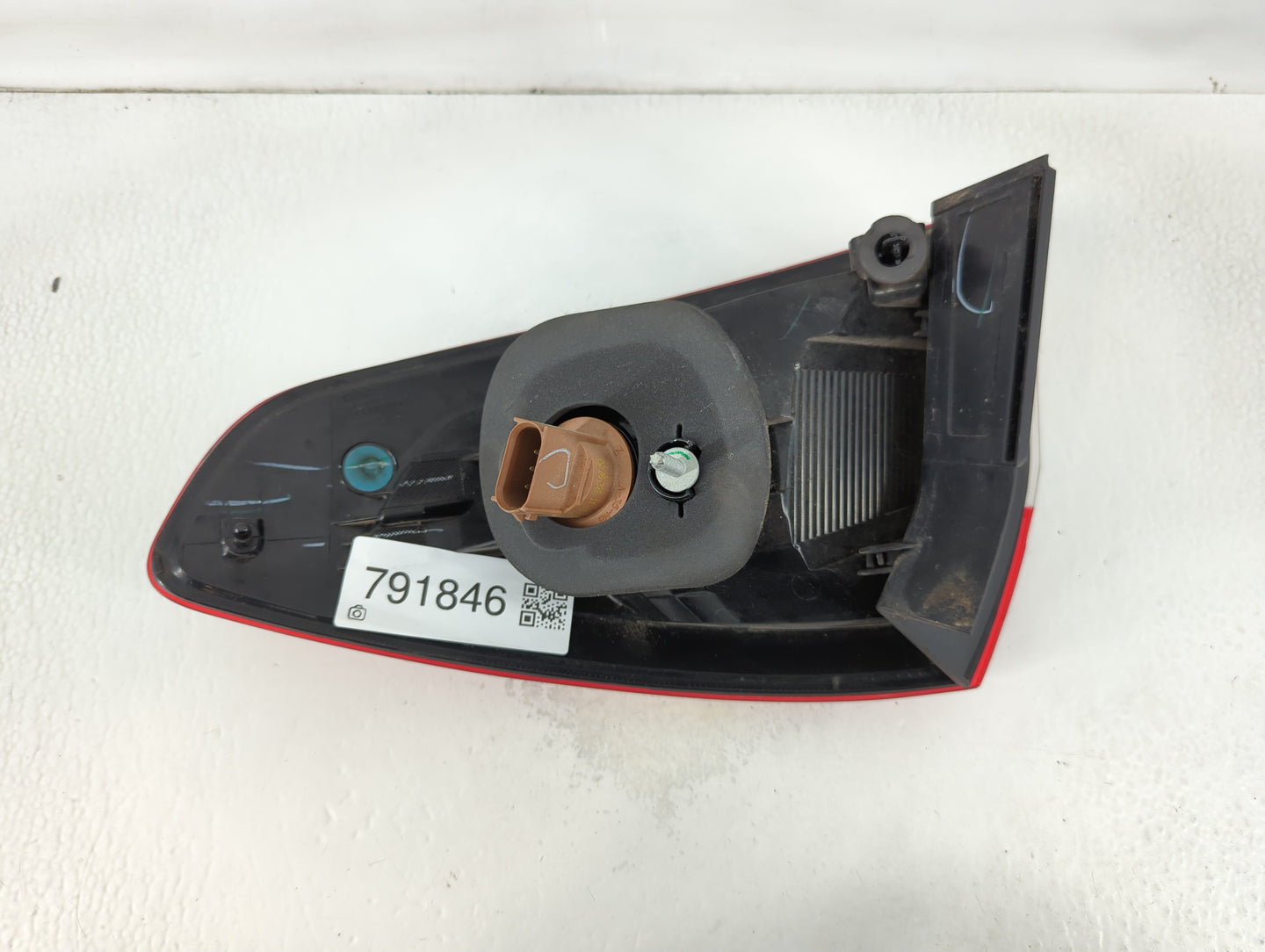 2011-2013 Ford Fiesta Tail Light Assembly Driver Left OEM P/N:AE83-13B505-AC Fits Fits 2011 2012 2013 OEM Used Auto Parts - 