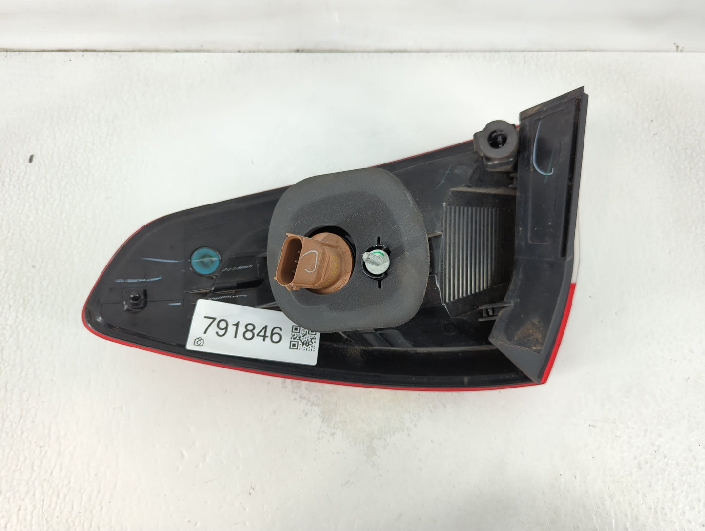 2011-2013 Ford Fiesta Tail Light Assembly Driver Left OEM P/N:AE83-13B505-AC Fits Fits 2011 2012 2013 OEM Used Auto Parts - 