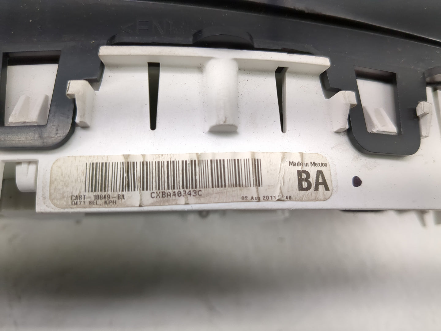 2012 Ford Flex Instrument Cluster Speedometer Gauges P/N:CXBA40343C CA8T-10849-BA Fits OEM Used Auto Parts - Oemusedautopart