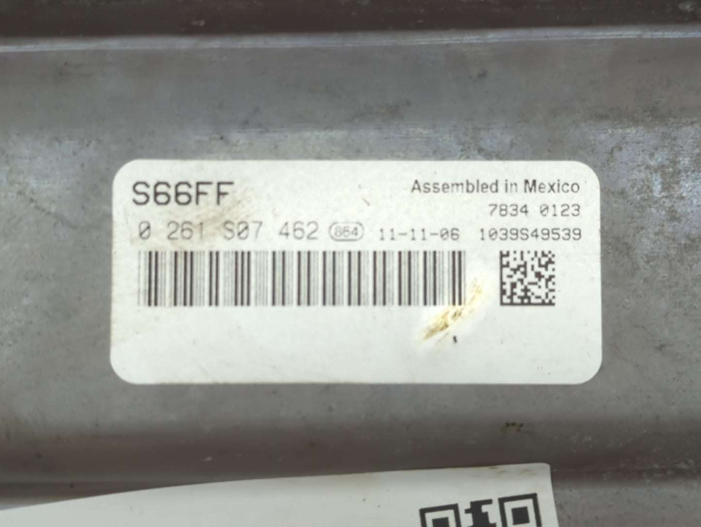 2012 Ford Flex PCM Engine Control Computer ECU ECM PCU OEM P/N:0 261 S07 462 S66FF, AA5A-12A650-AKA Fits OEM Used Auto Parts