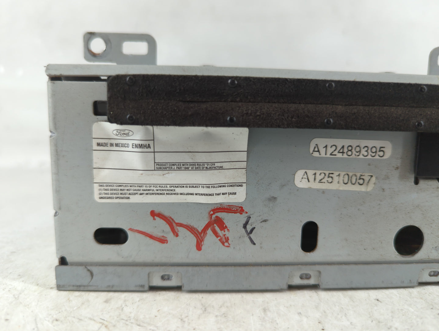 2012-2014 Ford Focus Radio AM FM Cd Player Receiver Replacement P/N:CM5T-19C107-BG Fits Fits 2012 2013 2014 OEM Used Auto Pa