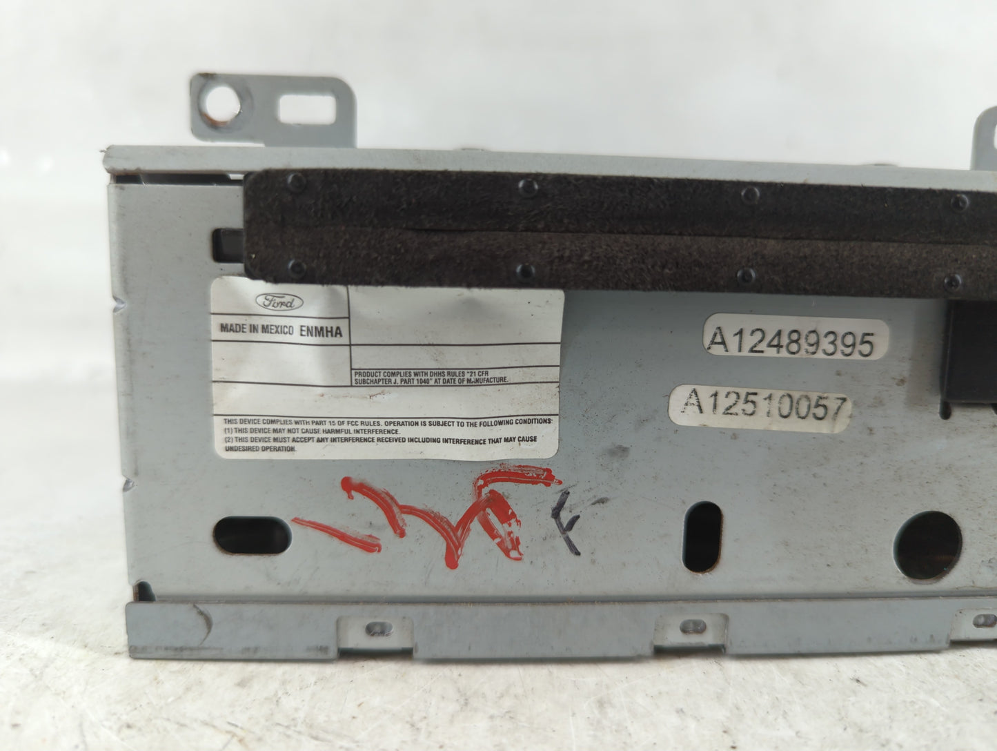 2012-2014 Ford Focus Radio AM FM Cd Player Receiver Replacement P/N:CM5T-19C107-BG Fits Fits 2012 2013 2014 OEM Used Auto Pa