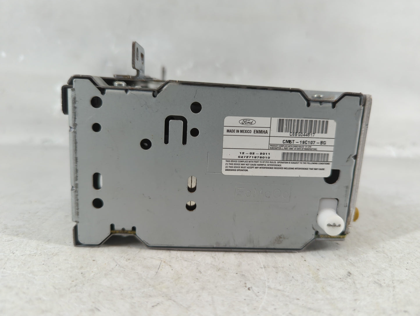 2012-2014 Ford Focus Radio AM FM Cd Player Receiver Replacement P/N:CM5T-19C107-BG Fits Fits 2012 2013 2014 OEM Used Auto Pa