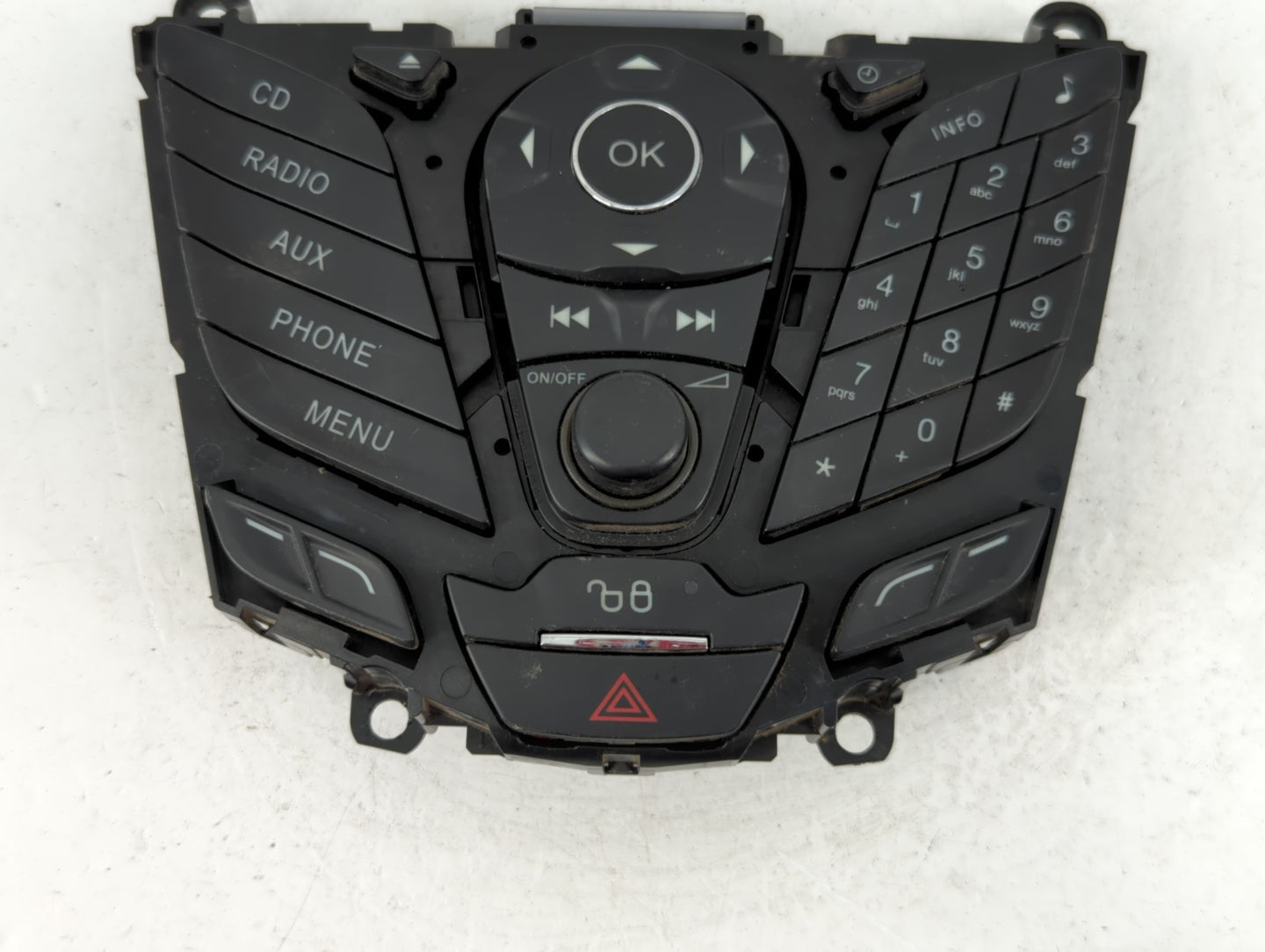 2012-2013 Ford Focus Radio AM FM Cd Player Receiver Replacement P/N:CM5T-18K811 AC Fits Fits 2012 2013 OEM Used Auto Parts -