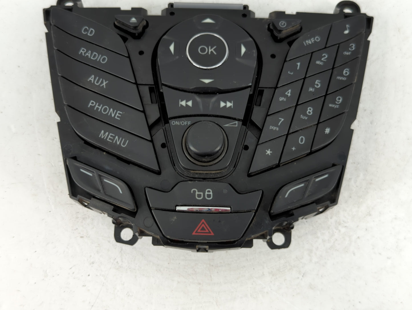 2012-2013 Ford Focus Radio AM FM Cd Player Receiver Replacement P/N:CM5T-18K811 AC Fits Fits 2012 2013 OEM Used Auto Parts -