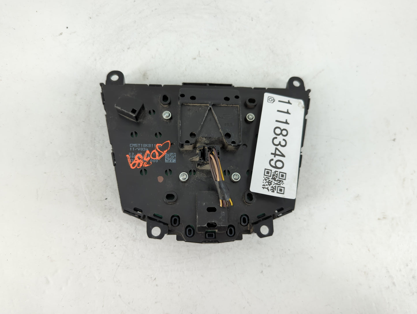 2012-2013 Ford Focus Radio AM FM Cd Player Receiver Replacement P/N:CM5T-18K811 AC Fits Fits 2012 2013 OEM Used Auto Parts -
