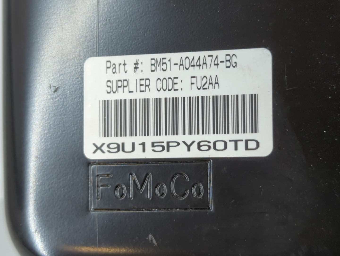 2012 Ford Focus Air Bag Passenger Right Dashboard OEM P/N:BM51-A044A74-BG Fits OEM Used Auto Parts - Oemusedautoparts1.com