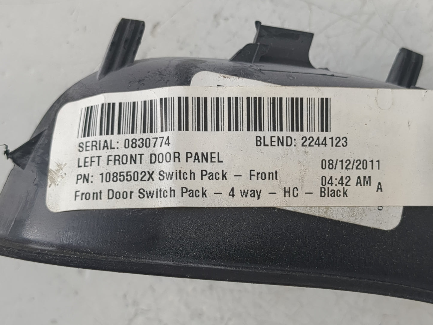 2012-2018 Ford Focus Master Power Window Switch Replacement Driver Side Left P/N:1085502X Fits OEM Used Auto Parts - Oemused