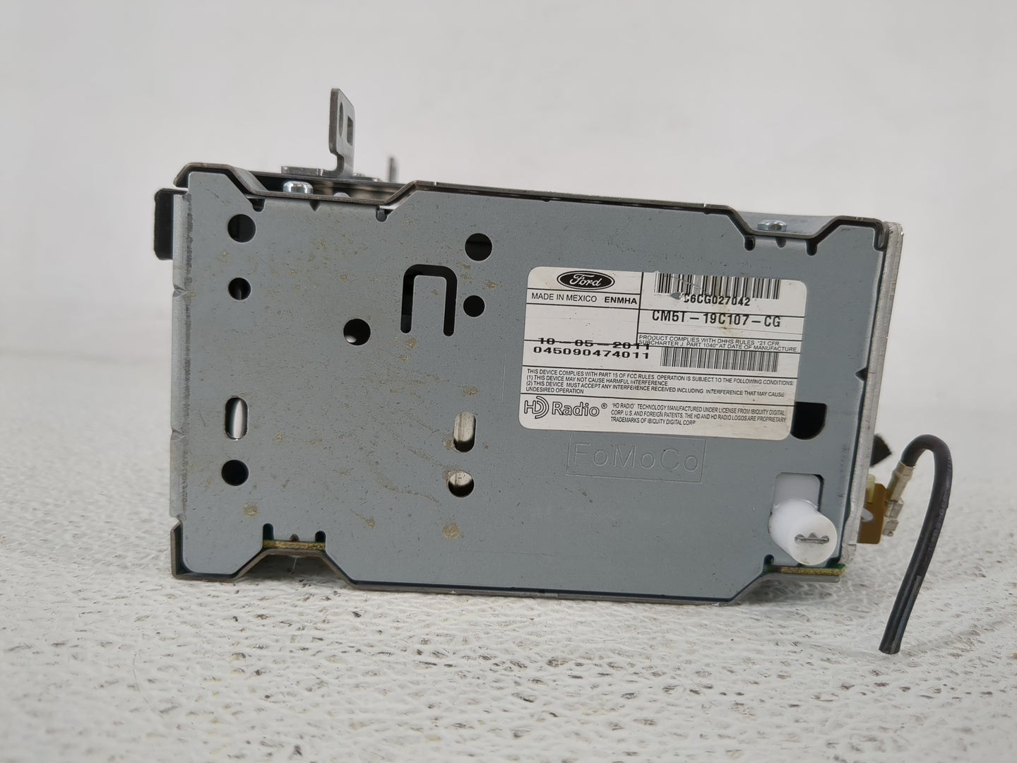 2012 Ford Focus Radio AM FM Cd Player Receiver Replacement P/N:CM5T-19C107-CG Fits OEM Used Auto Parts - Oemusedautoparts1.c