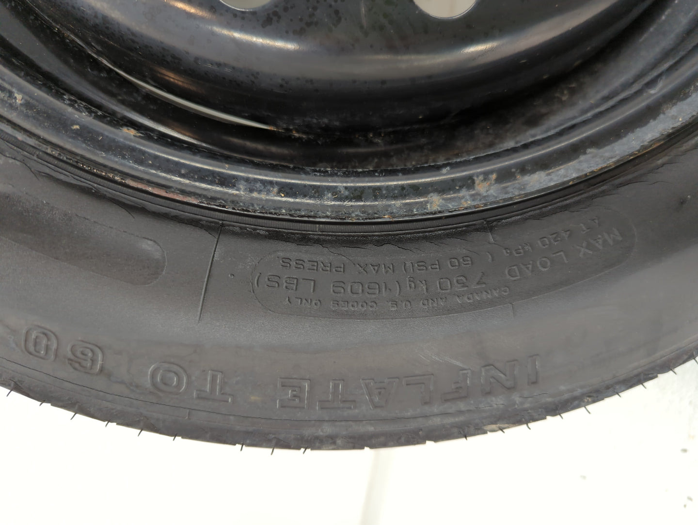 2012-2018 Ford Focus Spare Donut Tire Wheel Rim Oem - Oemusedautoparts1.com