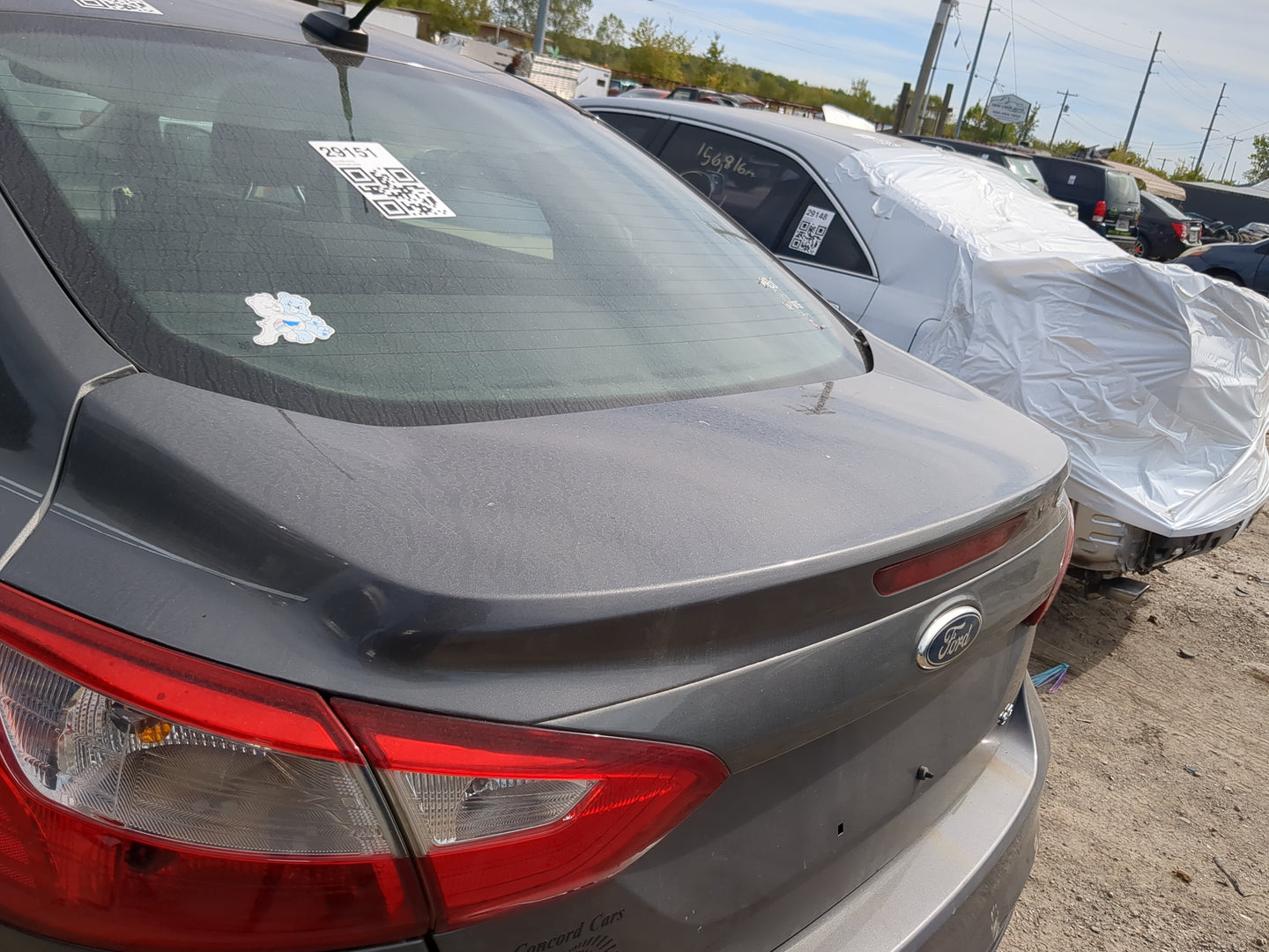 2012-2014 Ford Focus Trunk/decklid/hatch/tailgate Oem - Oemusedautoparts1.com