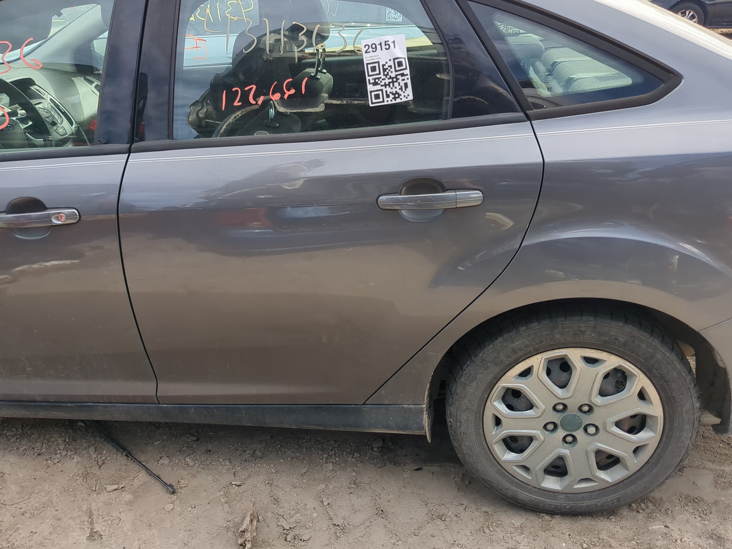 2012-2018 Ford Focus Driver Rear Door Oem - Oemusedautoparts1.com