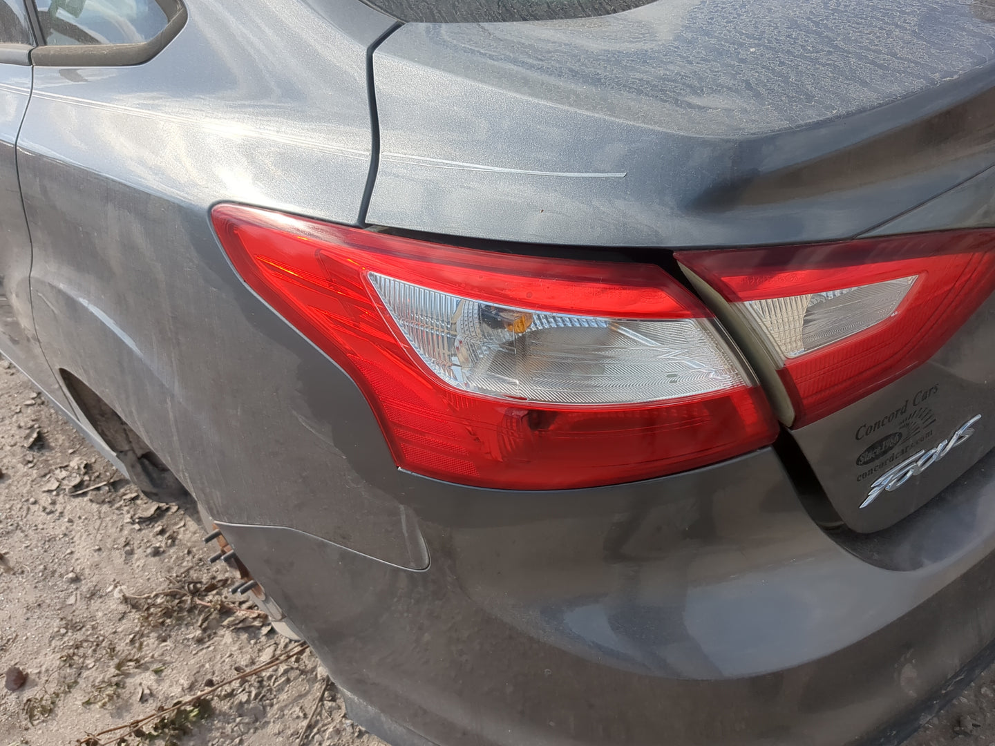 2012-2014 Ford Focus Tail Light Assembly Driver Left OEM Fits Fits 2012 2013 2014 OEM Used Auto Parts - Oemusedautoparts1.co