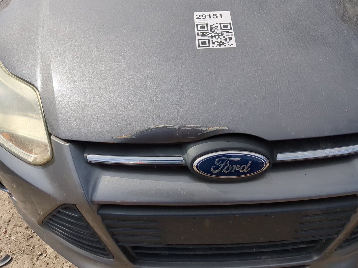 2012-2018 Ford Focus Hood Oem 1185784 - Oemusedautoparts1.com
