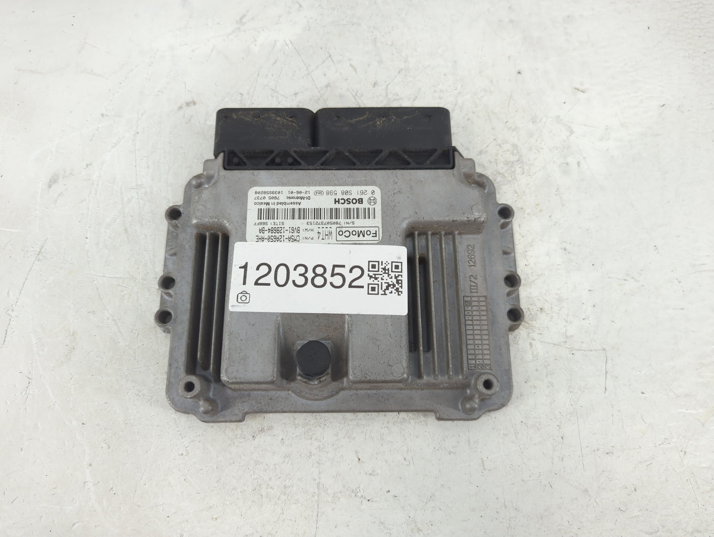 2012-2013 Ford Focus PCM Engine Control Computer ECU ECM PCU OEM P/N:CM5A-12A650-AHE Fits Fits 2012 2013 OEM Used Auto Parts