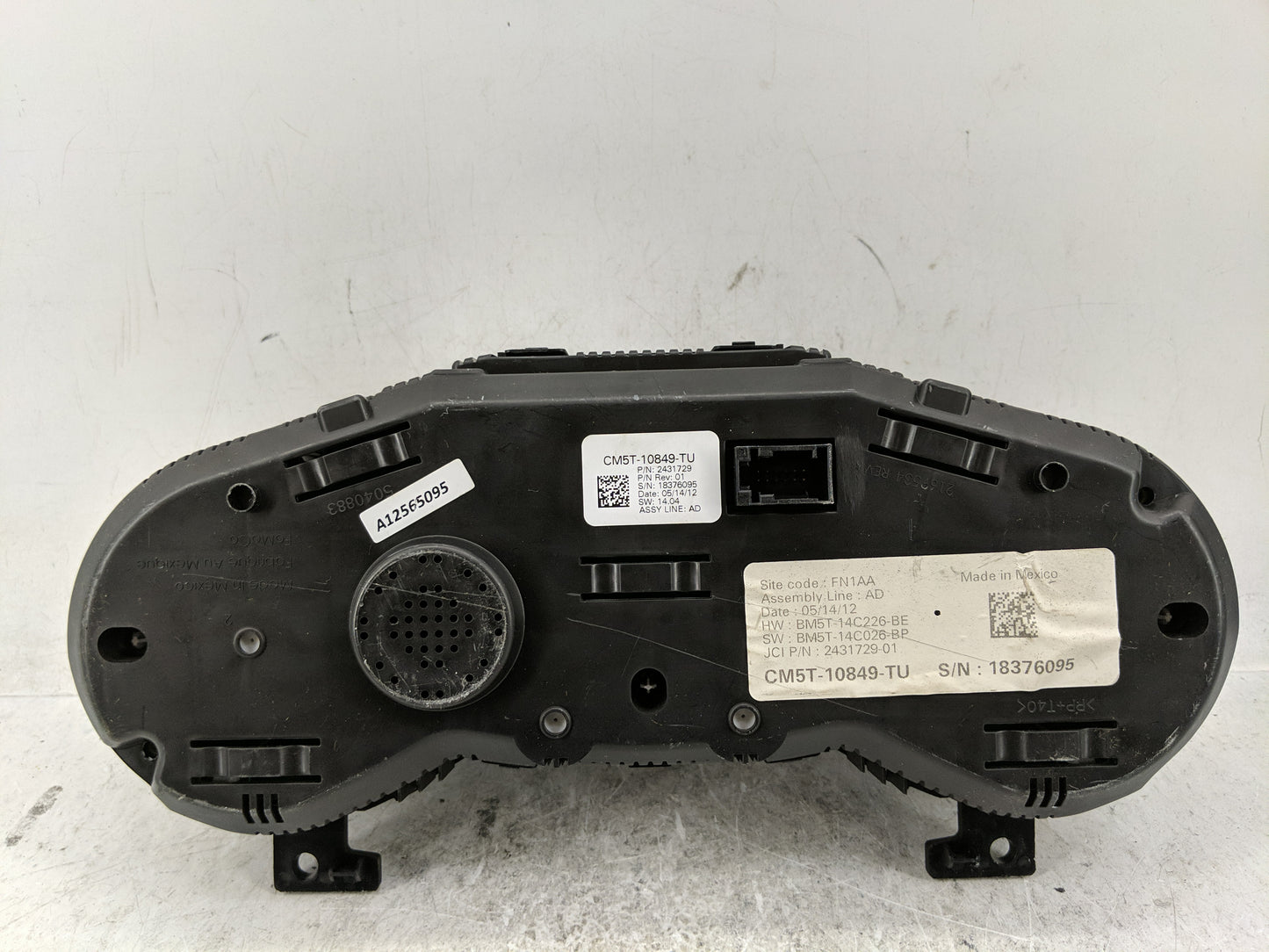 2012 Ford Focus Instrument Cluster Speedometer Gauges P/N:CM5T-10849-TU Fits OEM Used Auto Parts - Oemusedautoparts1.com
